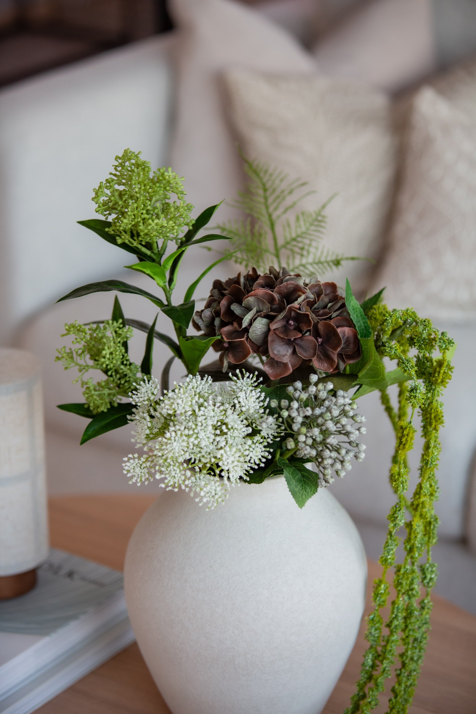 Kunstig blomsterbukett Daltind fra Wenim Studio