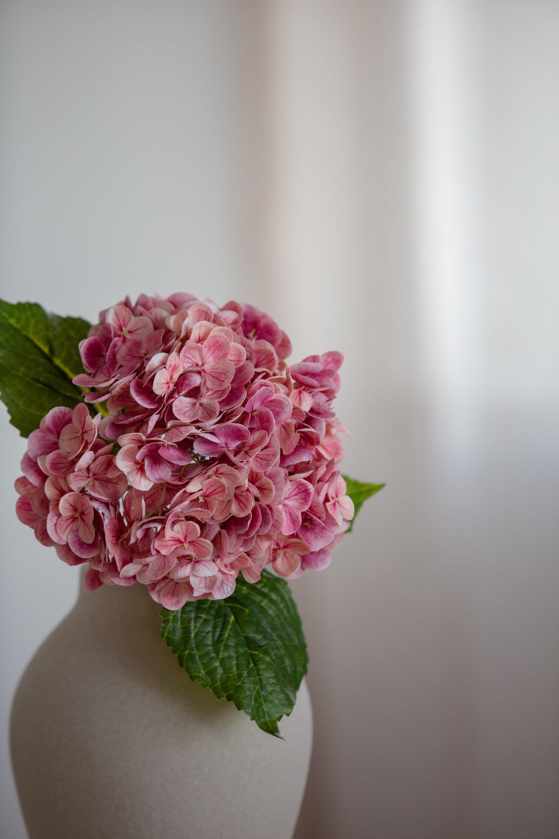 Kunstig hydrangea i rosa farge
