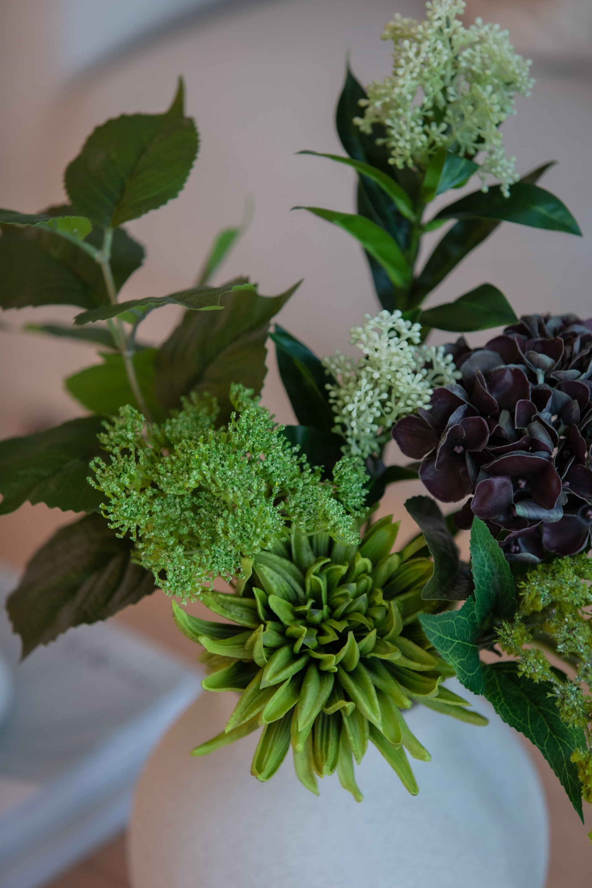 Kunstige blomster Villmark i vase