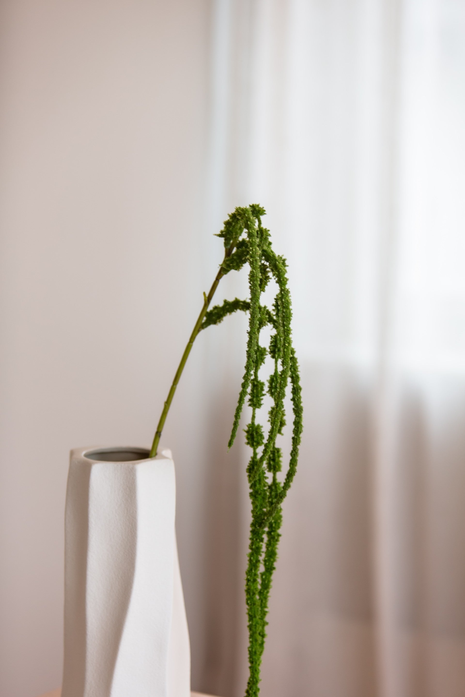 Naturtro kunstig amaranthus i mørk grønn farge