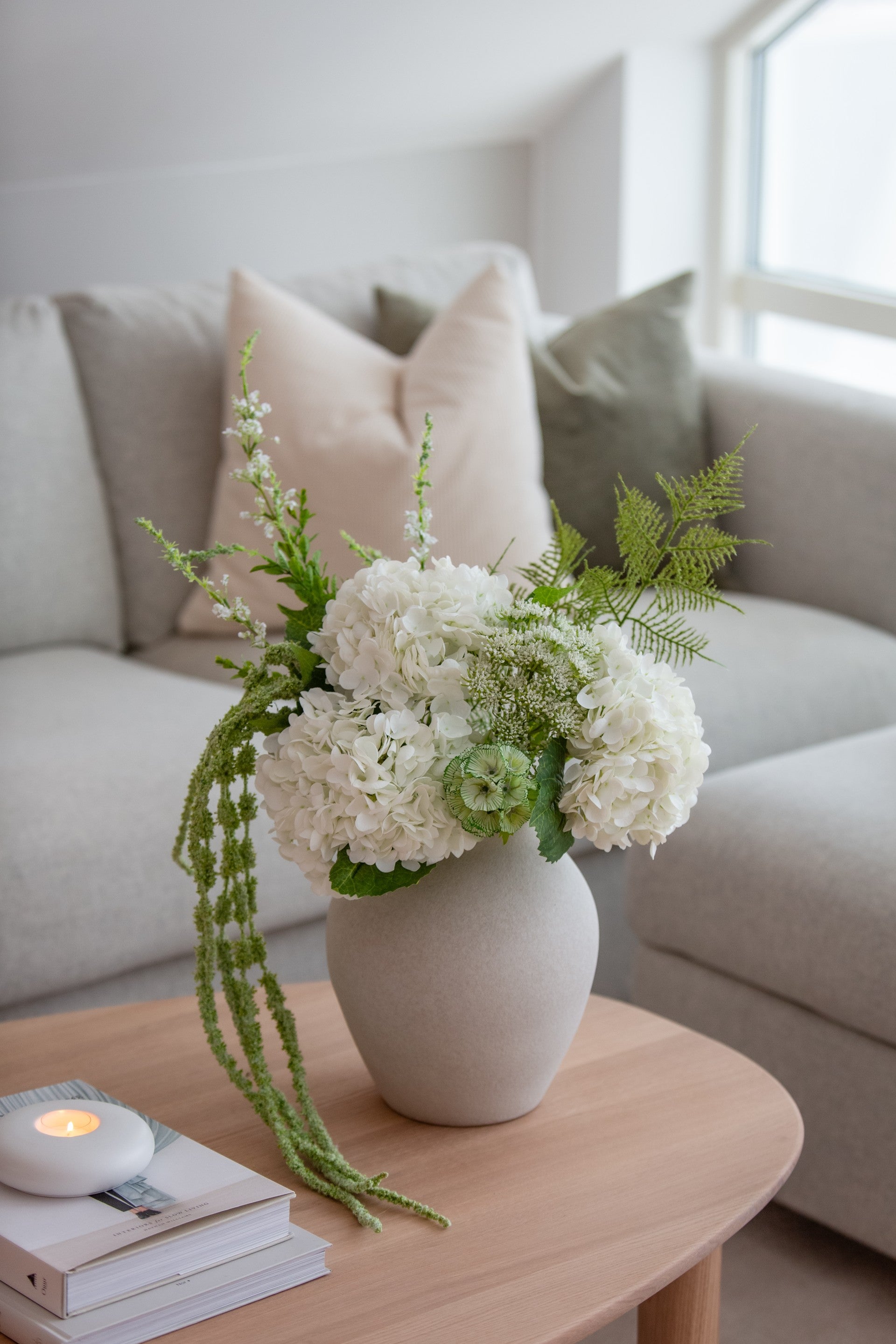 Kunstig blomsterbukett Skare fra Wenim Studio