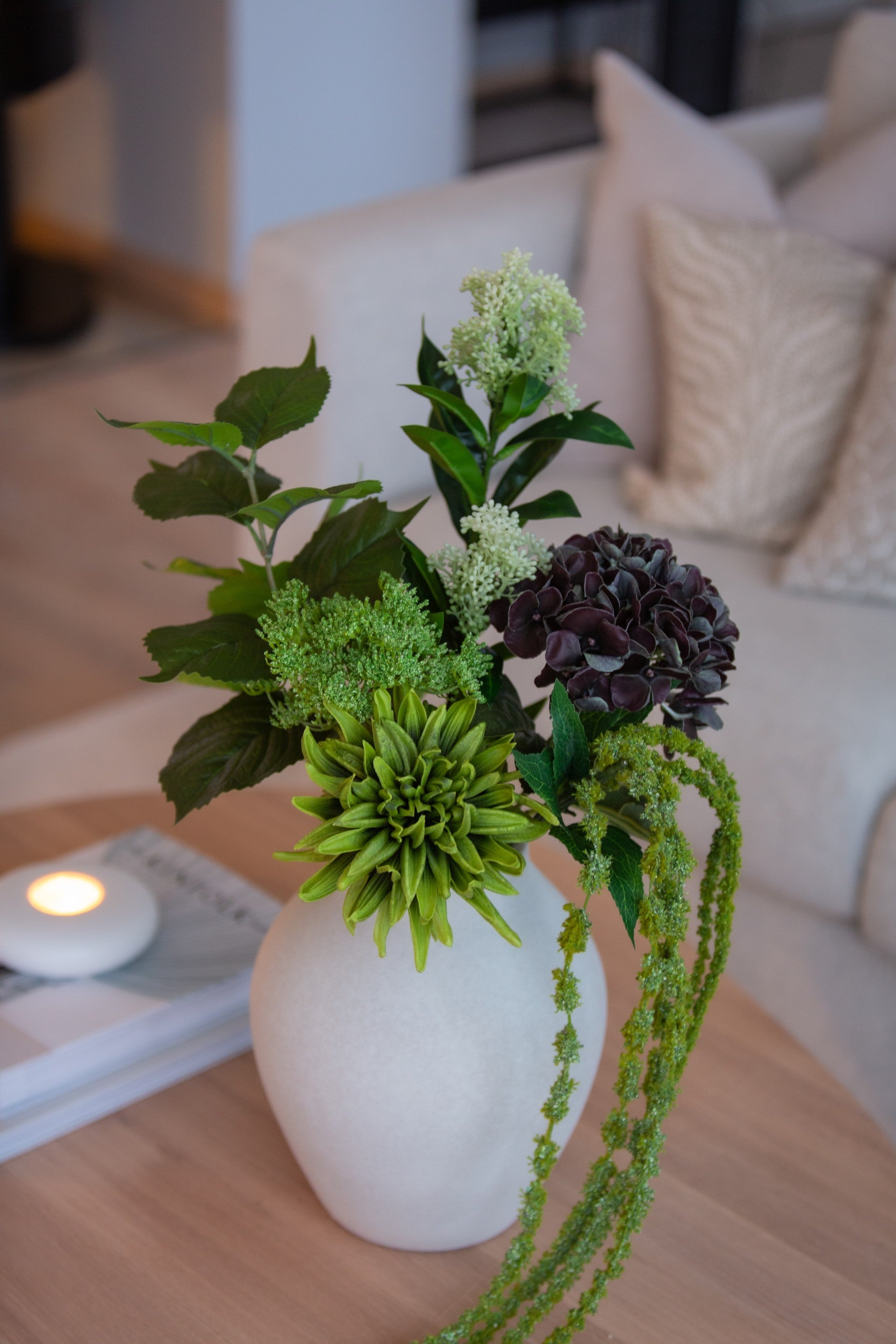 Kunstig blomsterbukett Villmark fra Wenim Studio