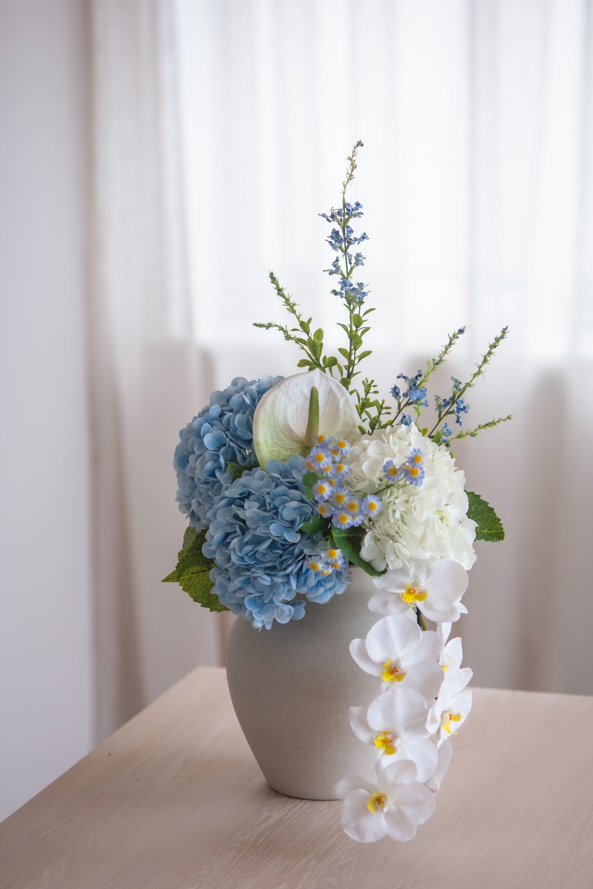 Kunstige blomster Bølgen i vase