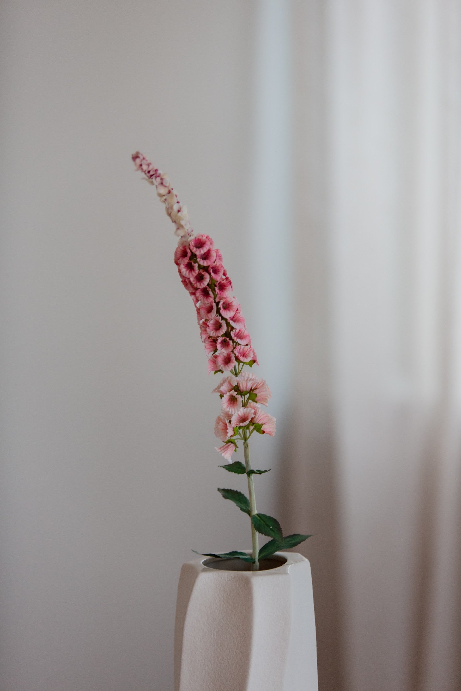 Dekorativ kunstig foxtail blomsterstilk rosa