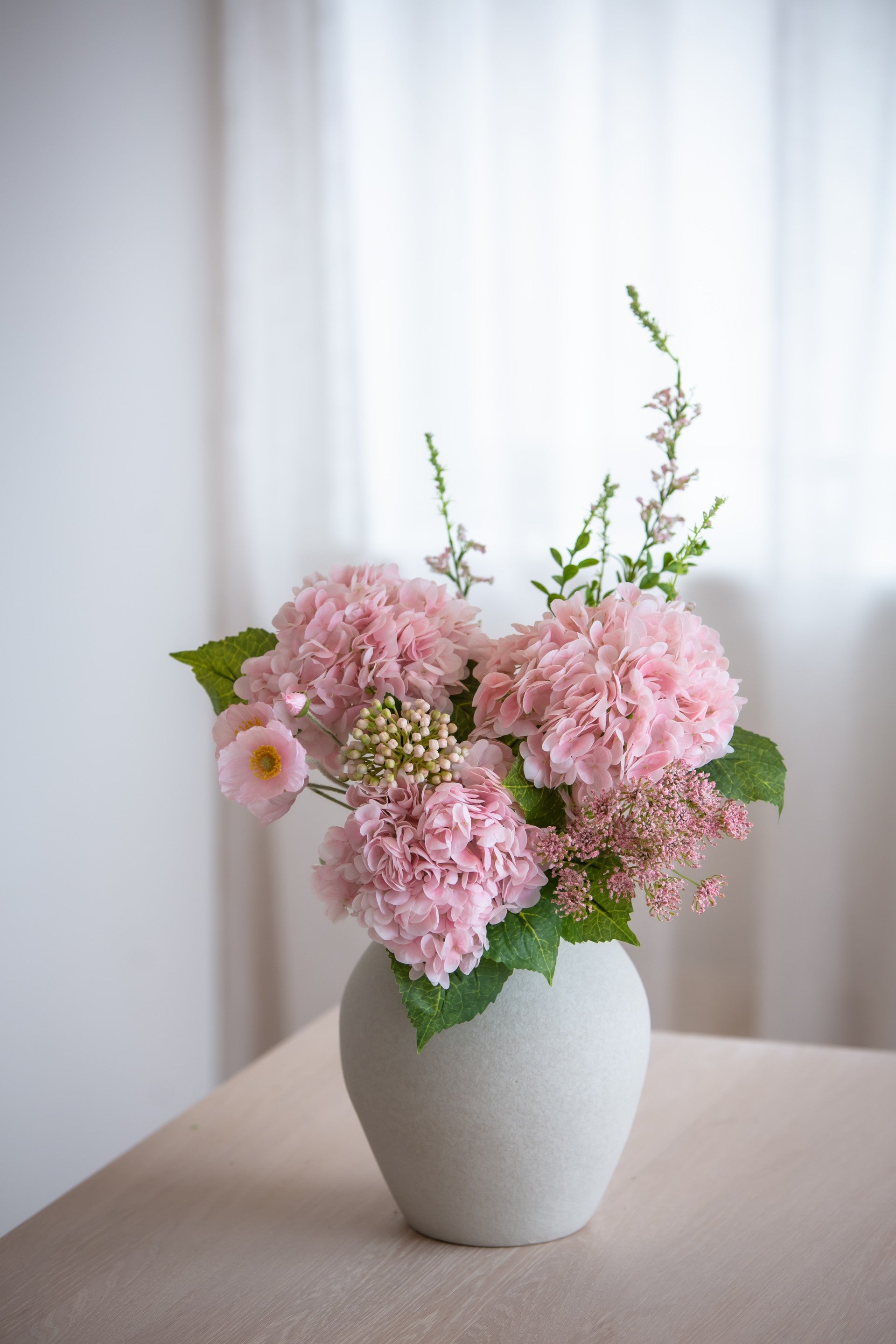 Kunstige blomster Vinterlys i vase